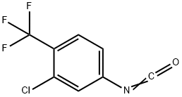 Benzene, 2-chloro-4-isocyanato-1-(trifluoromethyl)- Struktur