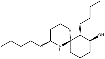 perhydrohistrionicotoxin Struktur