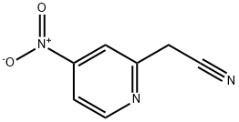 2-Pyridineacetonitrile, 4-nitro- Struktur