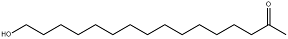 2-Hexadecanone, 16-hydroxy- Struktur