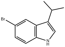 1H-Indole, 5-bromo-3-(1-methylethyl)- Struktur