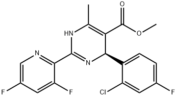 Bay 41-4109 (less active enantiomer) Struktur