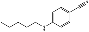 Benzonitrile, 4-(pentylamino)- Struktur