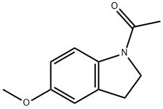 Ethanone, 1-(2,3-dihydro-5-methoxy-1H-indol-1-yl)- Struktur