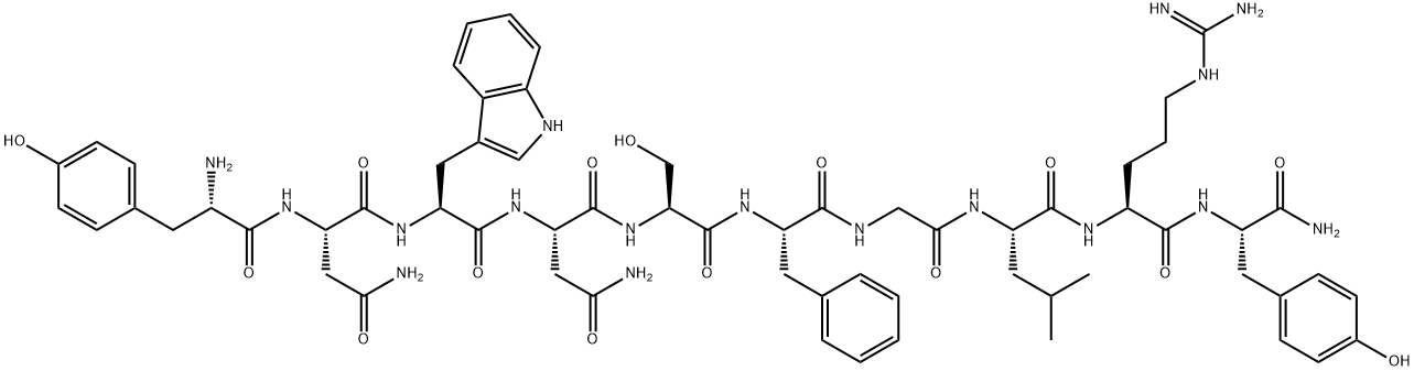 Kisspeptin 10 (rat) Struktur