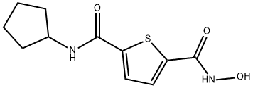 2,5-Thiophenedicarboxamide,N-cyclopentyl-N-hydroxy-(9CI) Struktur