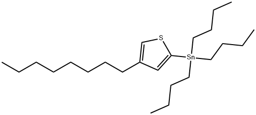 IN1581, Tributyl(4-octylthiophen-2-yl)stannane Struktur