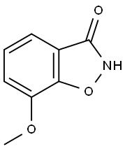 1,2-Benzisoxazol-3(2H)-one,7-methoxy-(9CI) Struktur