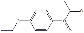 2-Pyridinol,5-ethoxy-,acetate(ester),1-oxide(9CI) Struktur