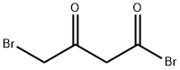 Butanoyl bromide, 4-bromo-3-oxo- Struktur