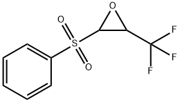 Oxirane, 2-(phenylsulfonyl)-3-(trifluoromethyl)- Struktur