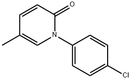 2(1H)-Pyridinone, 1-(4-chlorophenyl)-5-methyl- Struktur