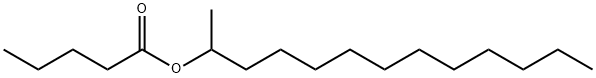 Pentanoic acid, 1-methyldodecyl ester Struktur