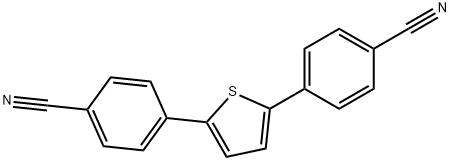 Benzonitrile, 4,4'-(2,5-thiophenediyl)bis- Struktur