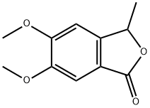 1(3H)-Isobenzofuranone, 5,6-dimethoxy-3-methyl- Struktur