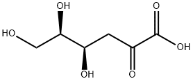 2-oxo-3-deoxygalactonic acid Struktur