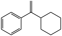 Benzene, (1-cyclohexylethenyl)- Structure