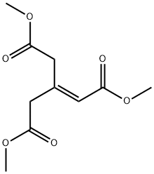 2-Pentenedioic acid, 3-(2-methoxy-2-oxoethyl)-, 1,5-dimethyl ester Struktur