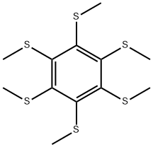 HEXAKIS(METHYLTHIO)BENZENE) Struktur