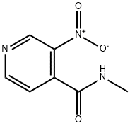 4-Pyridinecarboxamide, N-methyl-3-nitro- Struktur