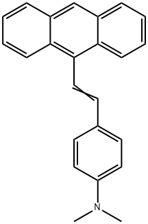 Ethene, 1-anthracen-9-yl)-2-(4-dimethylaminophenyl)-, (E)- Struktur