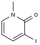 2(1H)-Pyridinone, 3-iodo-1-methyl- Struktur