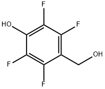 Benzenemethanol, 2,3,5,6-tetrafluoro-4-hydroxy- Struktur