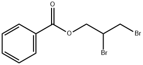 1-Propanol, 2,3-dibromo-, 1-benzoate Struktur