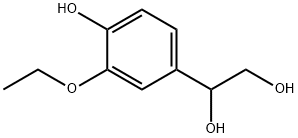 3-ethoxy-4-hydroxyphenylglycol Struktur