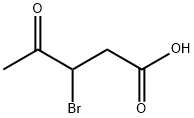 Pentanoic acid, 3-bromo-4-oxo- Struktur