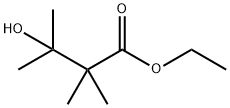 Butanoic acid, 3-hydroxy-2,2,3-trimethyl-, ethyl ester Struktur