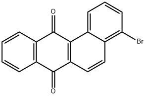 Benz[a]anthracene-7,12-dione, 4-bromo- Struktur