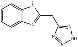 1H-Benzimidazole,2-(1H-tetrazol-5-ylmethyl)-(9CI) Struktur