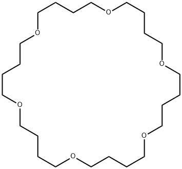 1,6,11,16,21,26-Hexaoxacyclotriacontane Struktur