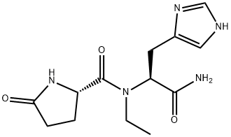 pyroglutamylhistidyl-N-ethylamide Struktur