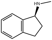 1H-Inden-1-amine, 2,3-dihydro-N-methyl-, (1S)- Struktur