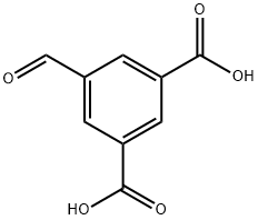 1,3-Benzenedicarboxylic acid, 5-formyl- Struktur