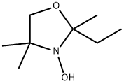 2-ethyl-1-hydroxy-2,5,5-trimethyl-3-oxazolidine Struktur