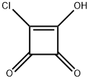 3-Cyclobutene-1,2-dione, 3-chloro-4-hydroxy- Struktur