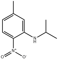 Benzenamine, 5-methyl-N-(1-methylethyl)-2-nitro- Struktur