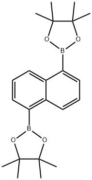 2,2′-(1,5-Naphthalenediyl)bis[4,4,5,5-tetramethyl-1,3,2-dioxaborolane] Struktur