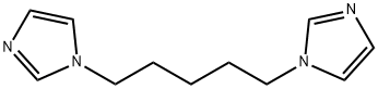 1H-Imidazole, 1,1'-(1,5-pentanediyl)bis- Struktur