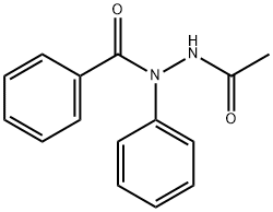 N'-acetyl-N-phenylbenzohydrazide Struktur