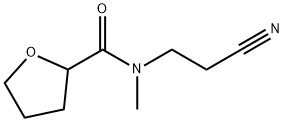 2-Furancarboxamide, N-(2-cyanoethyl)tetrahydro-N-methyl- Struktur