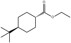 4α-tert-Butylcyclohexane-1β-carboxylic acid ethyl ester Struktur