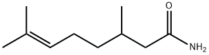 6-Octenamide, 3,7-dimethyl- Struktur