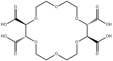 (-)-(18-CROWN-6)-2 3 11 12-TETRACARBOXY& Struktur