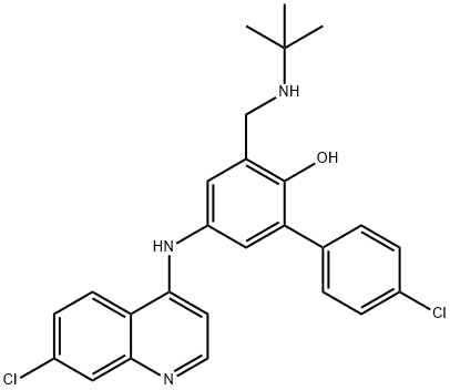 Teboquine Structure