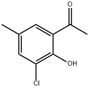 1-(3-Chloro-2-hydroxy-5-methylphenyl)ethanone Struktur