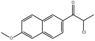 1-Propanone, 2-chloro-1-(6-methoxy-2-naphthalenyl)- Struktur